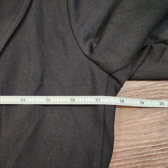 Miller Wendt Alexis Black Blazer XS Button Front Stretch Preppy Classic Military - Picture 4 of 9